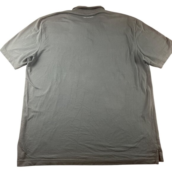 Travis‎ Mathew Mens XL Polo Shirt Gray Colorblock Golf Navy Blue - Picture 8 of 8
